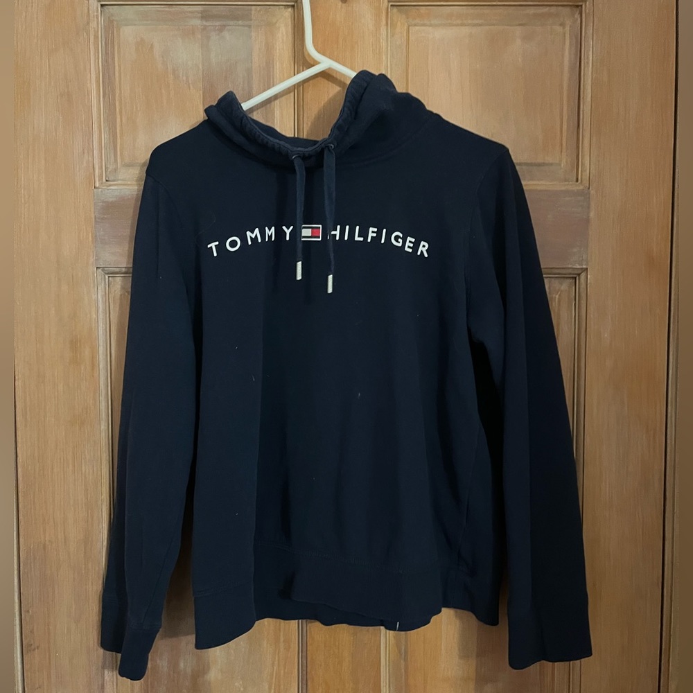 Tommy Hilfiger cowl neck hoodie.